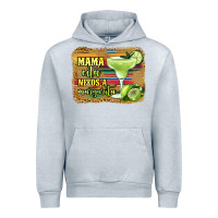 Heather Grey mama cita needs a margarita Urban Hoodie - Jasminsmagicworld