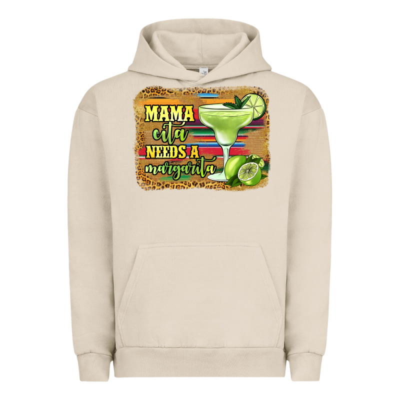 Mama Cita Needs A Margarita Urban Hoodie by Jasminsmagicworld | Teevron