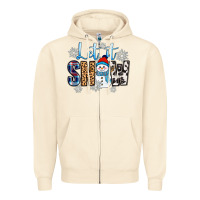 Sandshell let it snow Zipper Hoodie - Zillion Design Studio
