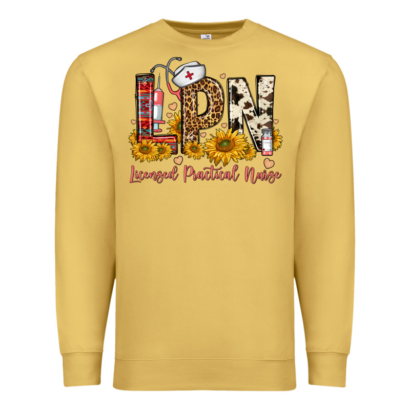 Lpn Licensed Practical Nurse Premium Sweatshirt by FaDigitalArtStudio | Teevron