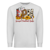 Dove Grey lpn licensed practical nurse Premium Sweatshirt - FaDigitalArtStudio
