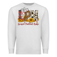 Oatmeal Heather lpn licensed practical nurse Premium Sweatshirt - FaDigitalArtStudio