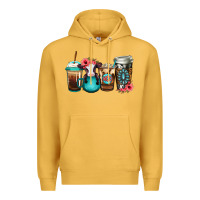 Mustard Baby calf coffee cups Premium Hoodie - Jasminsmagicworld