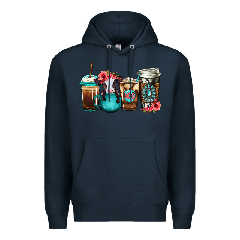 Baby Calf Coffee Cups Premium Hoodie by Jasminsmagicworld | Teevron