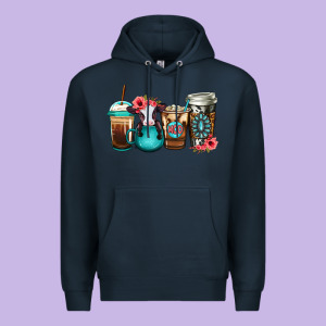 Baby Calf Coffee Cups Premium Hoodie Designed By Jasminsmagicworld