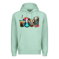Seafoam Baby calf coffee cups Premium Hoodie - Jasminsmagicworld