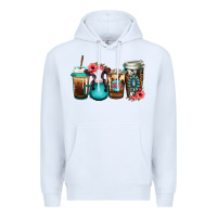 White Baby calf coffee cups Premium Hoodie - Jasminsmagicworld