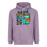 Lavender but first coffee Heavyweight Hoodie - Zillion Design Studio