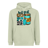 Matcha but first coffee Heavyweight Hoodie - Zillion Design Studio