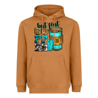Meerkat but first coffee Heavyweight Hoodie - Zillion Design Studio