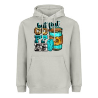 Moon Dust but first coffee Heavyweight Hoodie - Zillion Design Studio