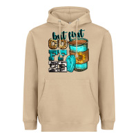 Mushroom but first coffee Heavyweight Hoodie - Zillion Design Studio