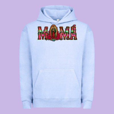Mama Floral Aztec Leopard Urban Hoodie Designed By Jasminsmagicworld