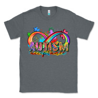 Charcoal Heather autism acceptance Classic Tee - Zillion Design Studio