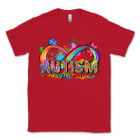 Red autism acceptance Classic Tee - Zillion Design Studio