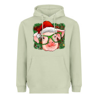 Matcha christmas pig Heavyweight Hoodie - RanaPortraitStore