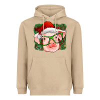 Mushroom christmas pig Heavyweight Hoodie - RanaPortraitStore