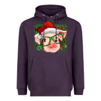 Plum christmas pig Heavyweight Hoodie - RanaPortraitStore