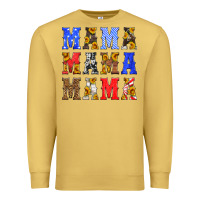 Antique Gold mama american flag 4th of july Premium Sweatshirt - HRA Design Shop