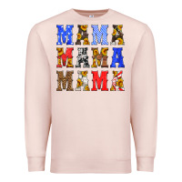 Pale Pink mama american flag 4th of july Premium Sweatshirt - HRA Design Shop