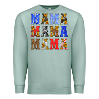 Seafoam mama american flag 4th of july Premium Sweatshirt - HRA Design Shop