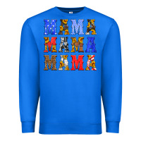 True Royal mama american flag 4th of july Premium Sweatshirt - HRA Design Shop