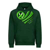 Forest Green mental health awareness heart Urban Hoodie - Jasminsmagicworld