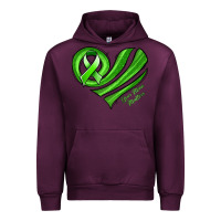 Mauve Wine mental health awareness heart Urban Hoodie - Jasminsmagicworld