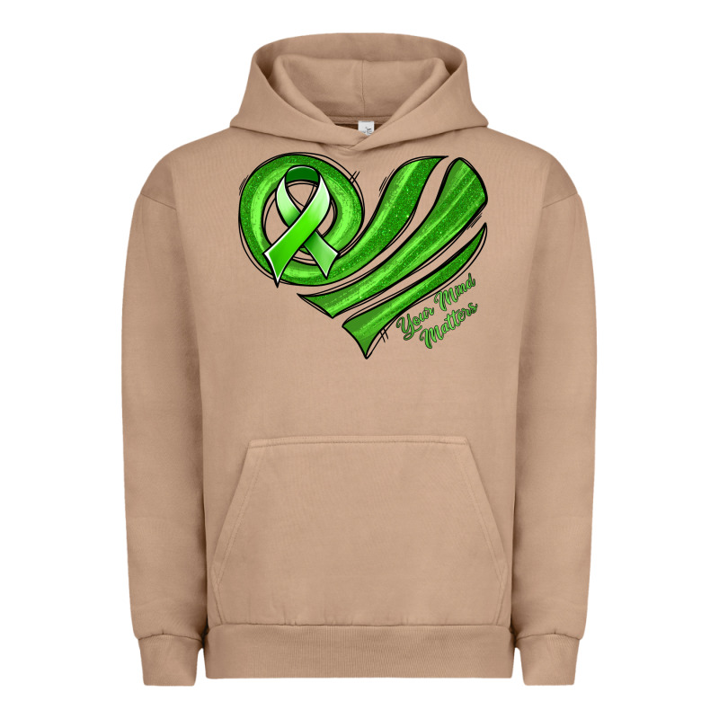 Mental Health Awareness Heart Urban Hoodie by Jasminsmagicworld | Teevron