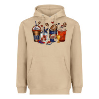 Mushroom american football coffee cups Heavyweight Hoodie - Zillion Design Studio