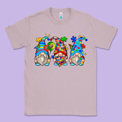 Autism Gnomes Classic Tee Designed By Zillion Design Studio