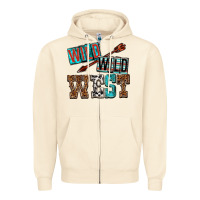 Sandshell wild wild west Zipper Hoodie - texasbilliewilder