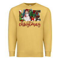 Antique Gold love christmas Premium Sweatshirt - FaDigitalArtStudio