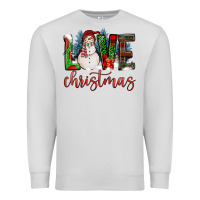 Dove Grey love christmas Premium Sweatshirt - FaDigitalArtStudio
