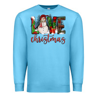 Ocean Blue love christmas Premium Sweatshirt - FaDigitalArtStudio