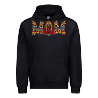 Black mom lady of guadalupe  serape sunflower Urban Hoodie - Jasminsmagicworld