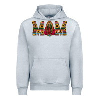 Heather Grey mom lady of guadalupe  serape sunflower Urban Hoodie - Jasminsmagicworld