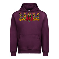 Mauve Wine mom lady of guadalupe  serape sunflower Urban Hoodie - Jasminsmagicworld