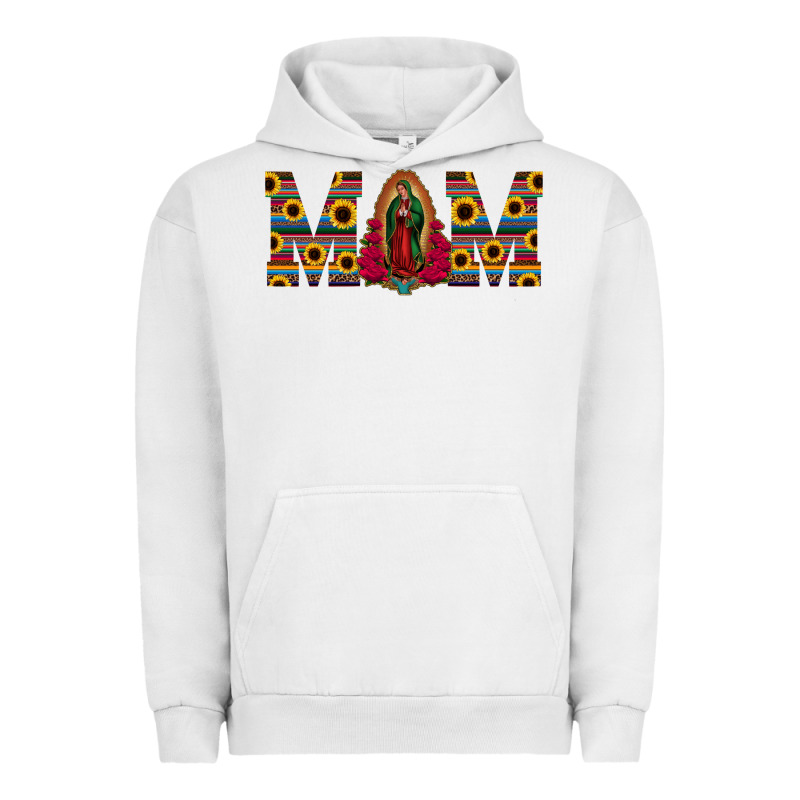 Mom Lady Of Guadalupe  Serape Sunflower Urban Hoodie by Jasminsmagicworld | Teevron