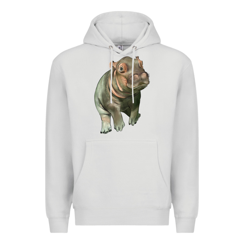 Baby Hippo Premium Hoodie by LillyAllenDesigns | Teevron