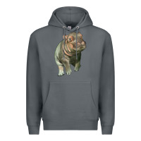 Rock baby hippo Premium Hoodie - LillyAllenDesigns