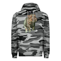 Slate Camo baby hippo Premium Hoodie - LillyAllenDesigns