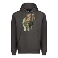Smoke baby hippo Premium Hoodie - LillyAllenDesigns