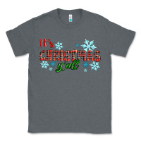 Charcoal Heather It's Christmas Y'all Season Winter Classic Tee - RanaPortraitStore