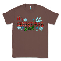 Chestnut It's Christmas Y'all Season Winter Classic Tee - RanaPortraitStore