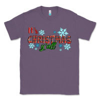 Lavender It's Christmas Y'all Season Winter Classic Tee - RanaPortraitStore