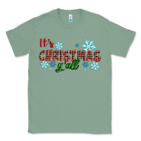 Sage It's Christmas Y'all Season Winter Classic Tee - RanaPortraitStore