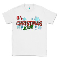 White It's Christmas Y'all Season Winter Classic Tee - RanaPortraitStore