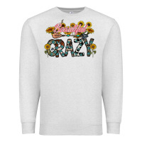 Oatmeal Heather beautiful crazy Premium Sweatshirt - CowhideDigitalArt