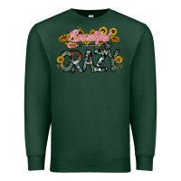 Sports Green beautiful crazy Premium Sweatshirt - CowhideDigitalArt